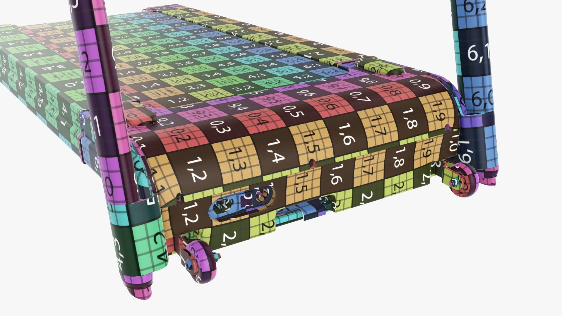 Compact treadmill foldable 3D model_30