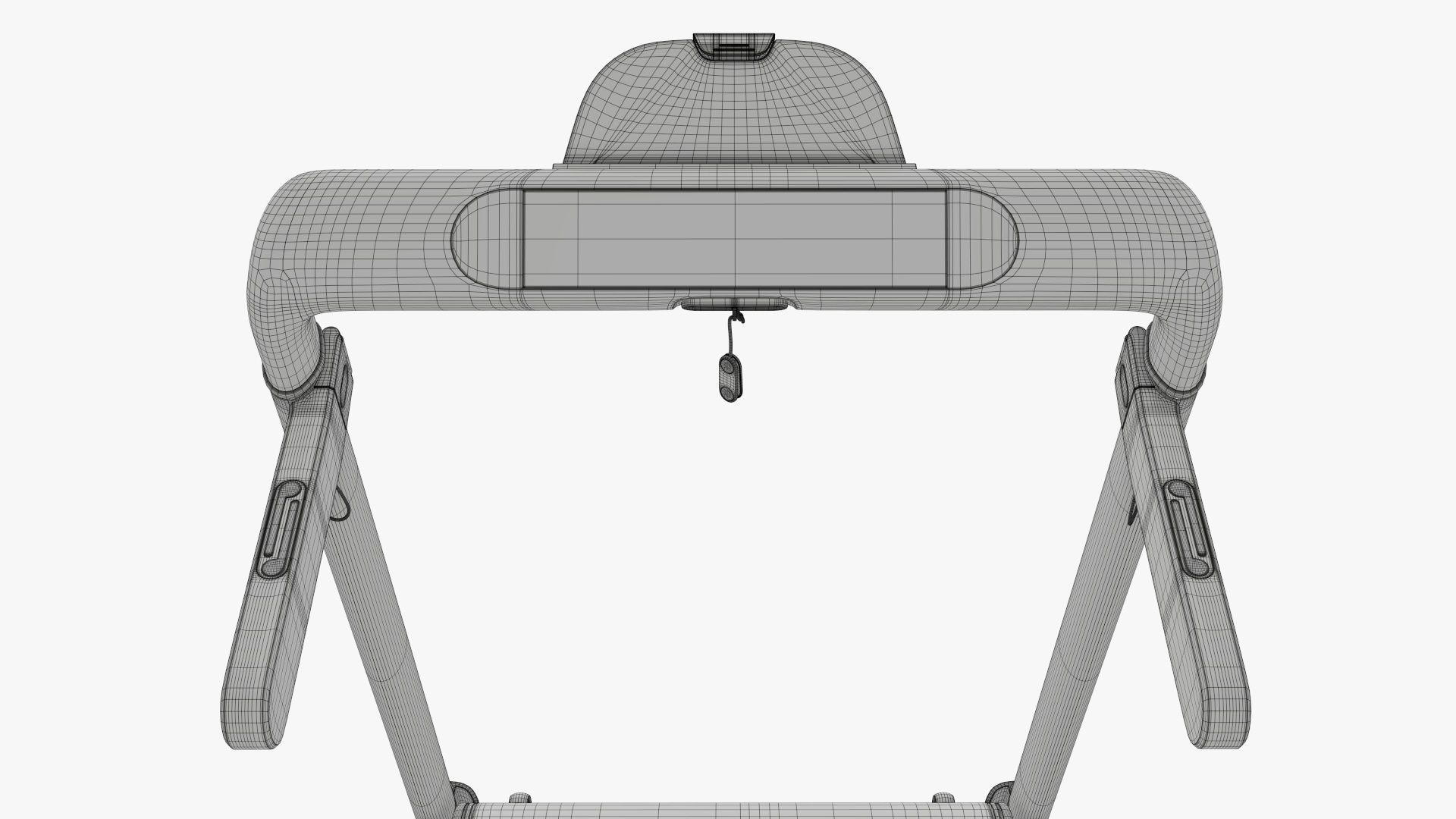 Compact treadmill foldable 3D model_24