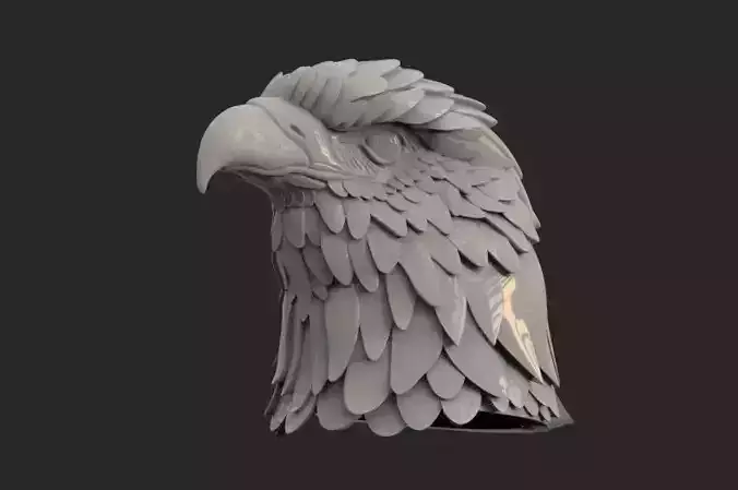 Head of the Eagle 3D print model