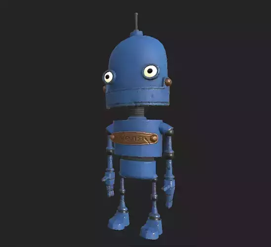 Robot 5 with big eyes
