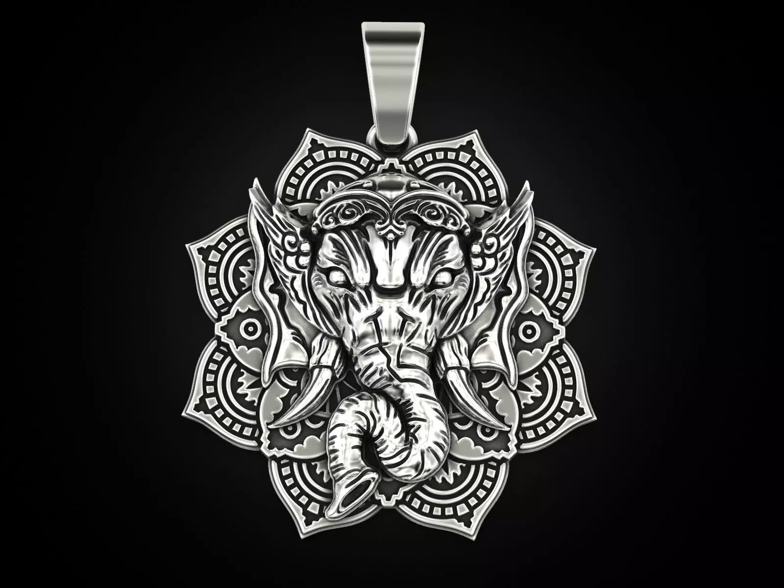 Ganesha pendant 3D print model