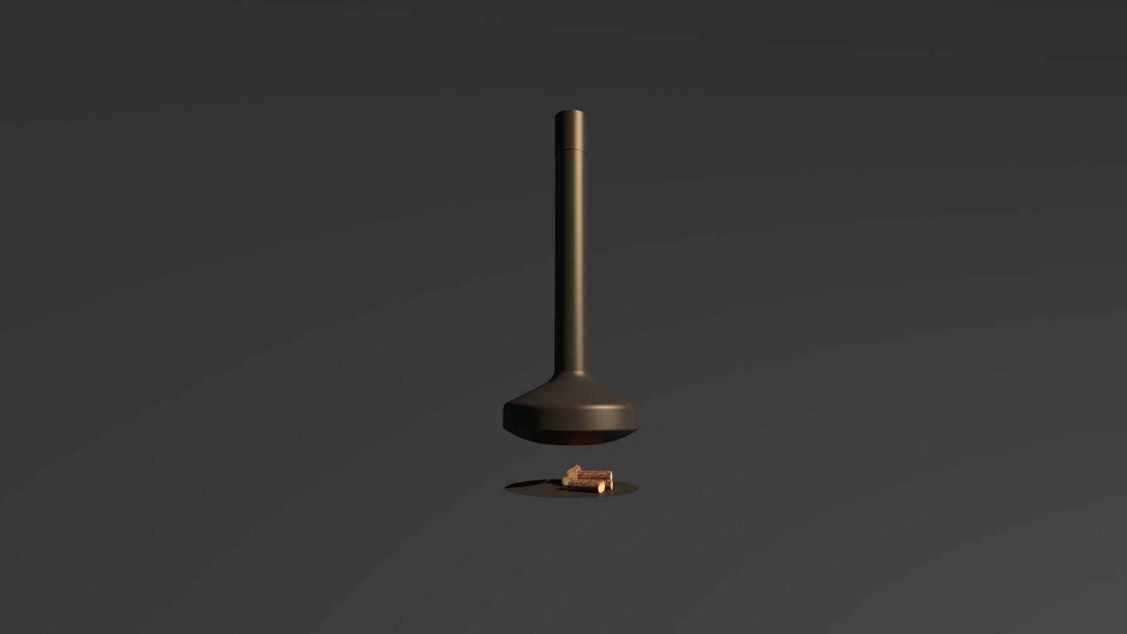 FIREPLACE candle Low-poly 3D model_15