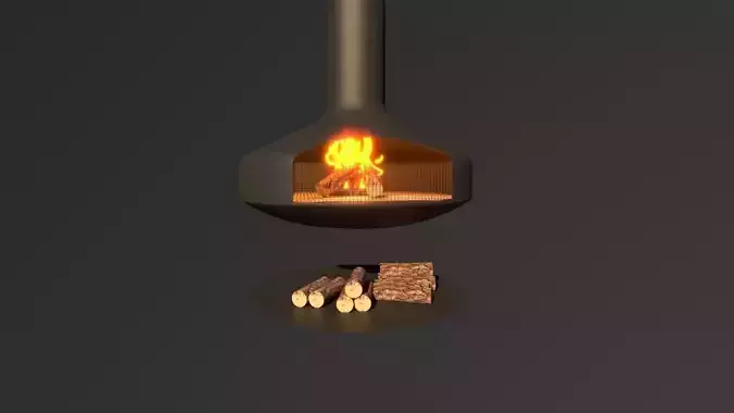 FIREPLACE candle