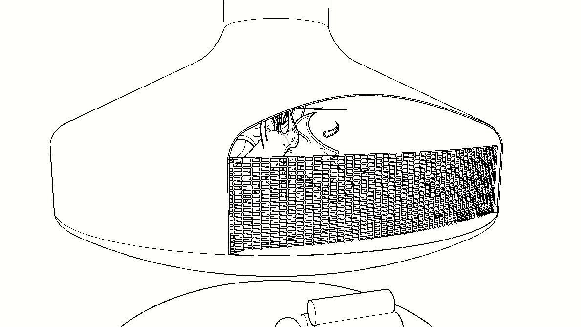 FIREPLACE candle Low-poly 3D model_30