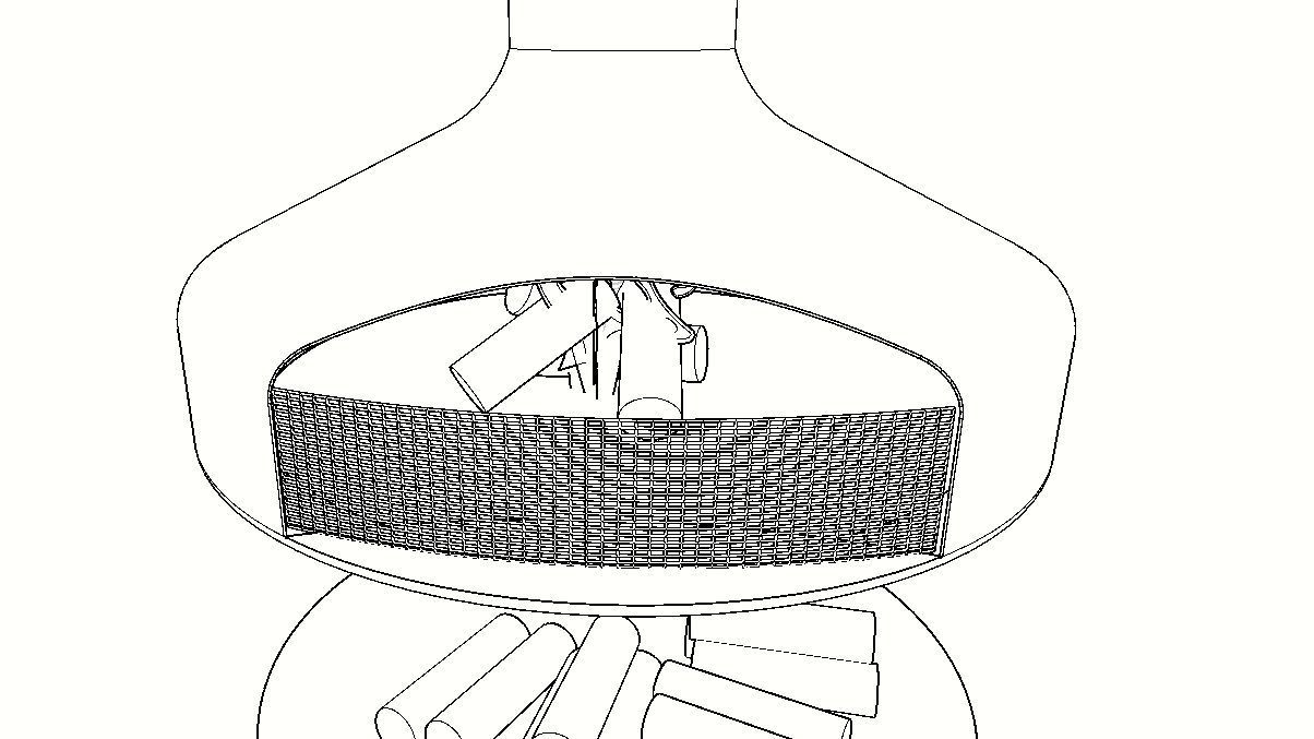 FIREPLACE candle Low-poly 3D model_37