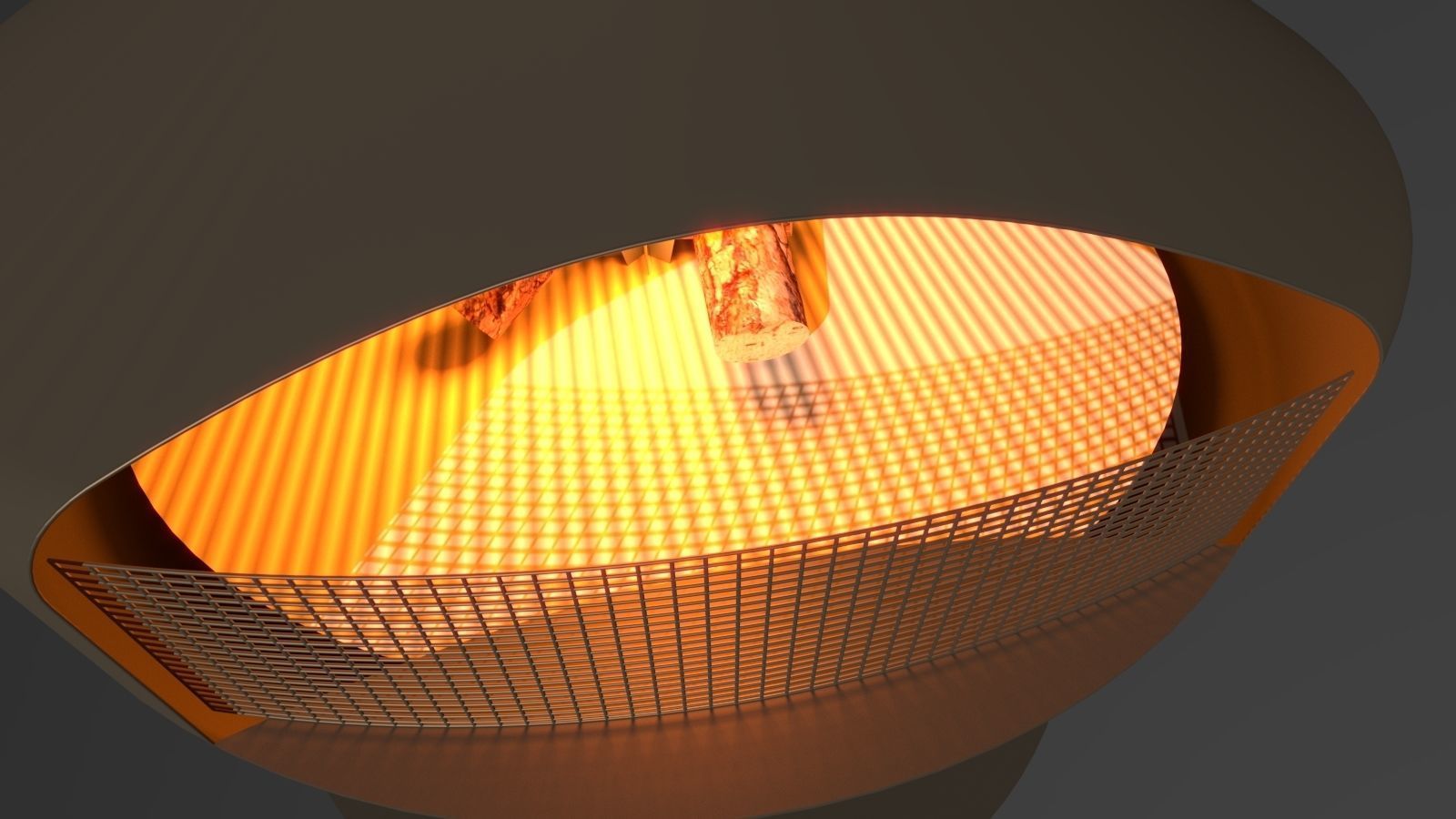 FIREPLACE candle Low-poly 3D model_19