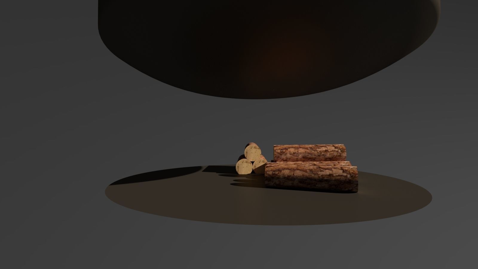 FIREPLACE candle Low-poly 3D model_16