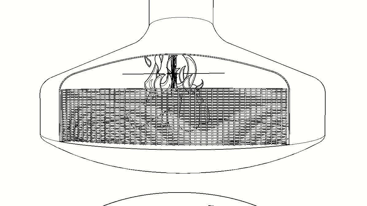 FIREPLACE candle Low-poly 3D model_36