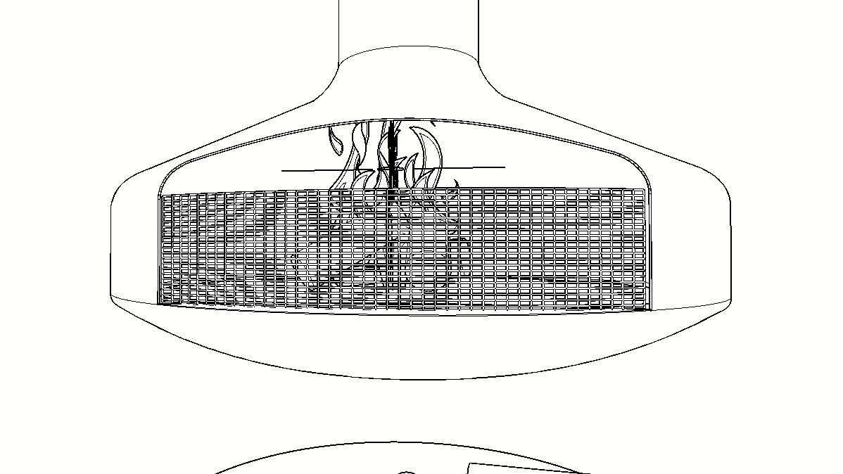 FIREPLACE candle Low-poly 3D model_29