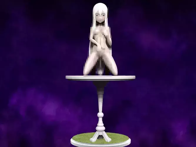 Echidna re zero figure 3d lewd  3D print model
