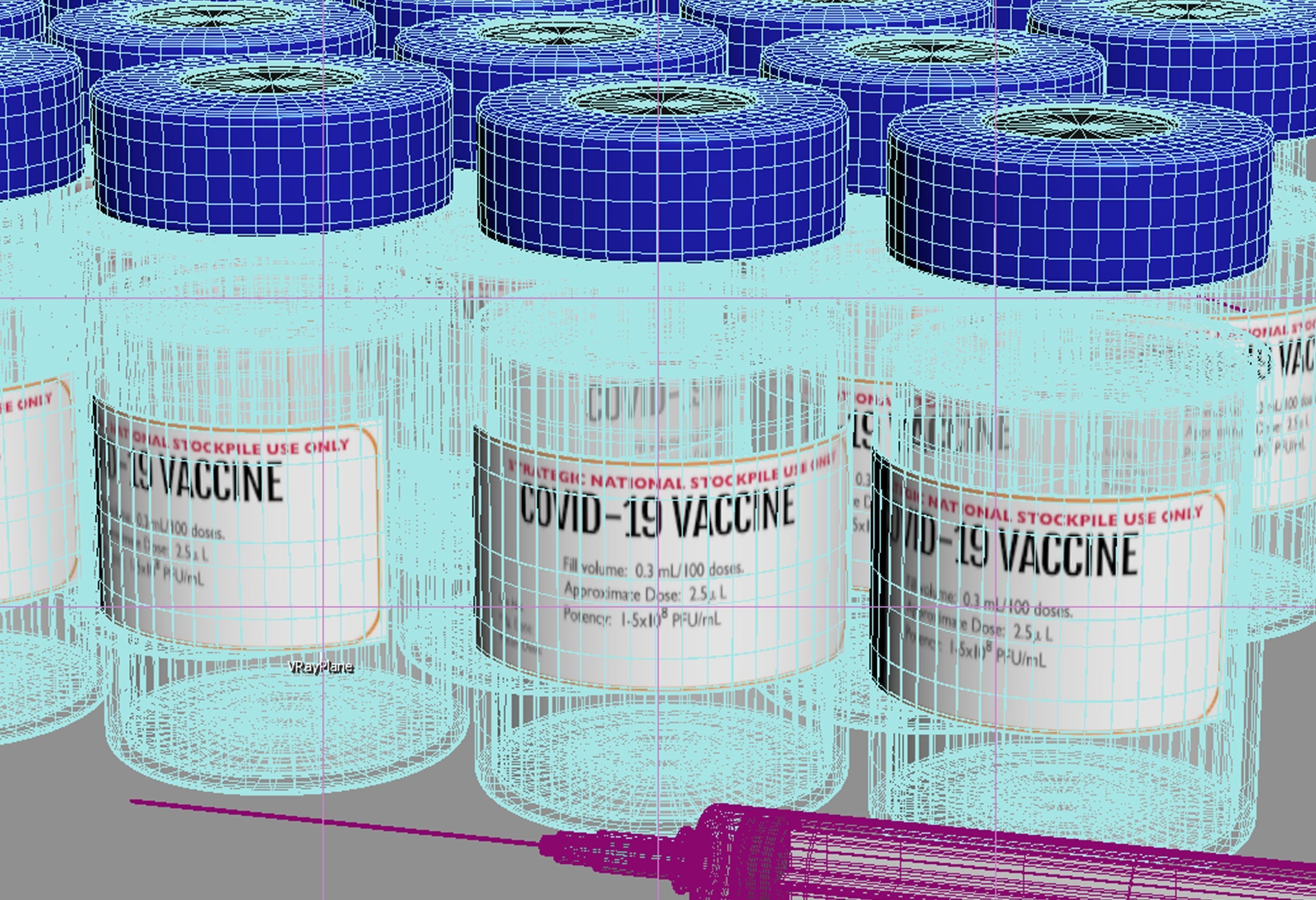 Vaccine Scene 3D model_3