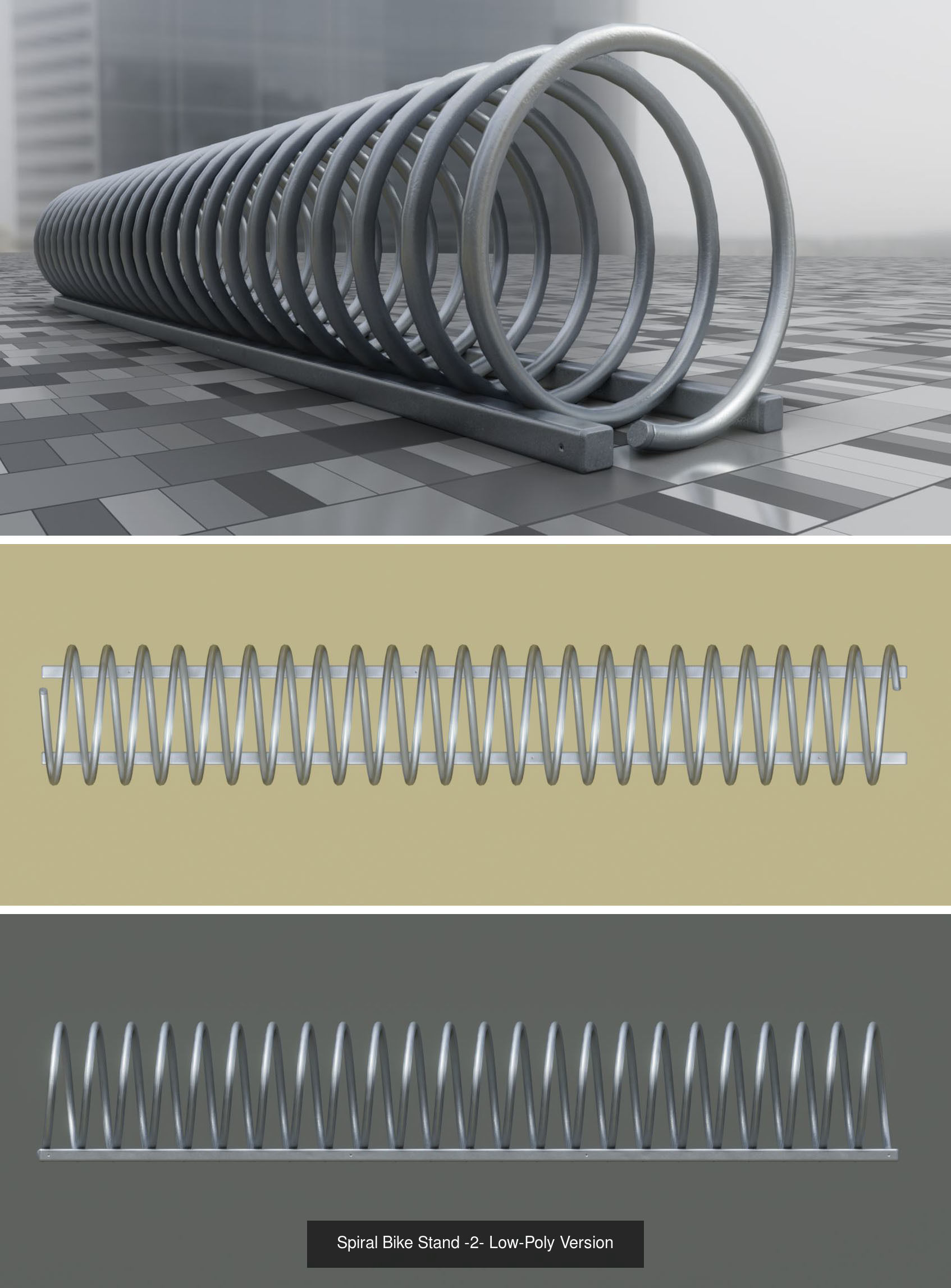 All Bicycle Stands 3D Model Collection_17