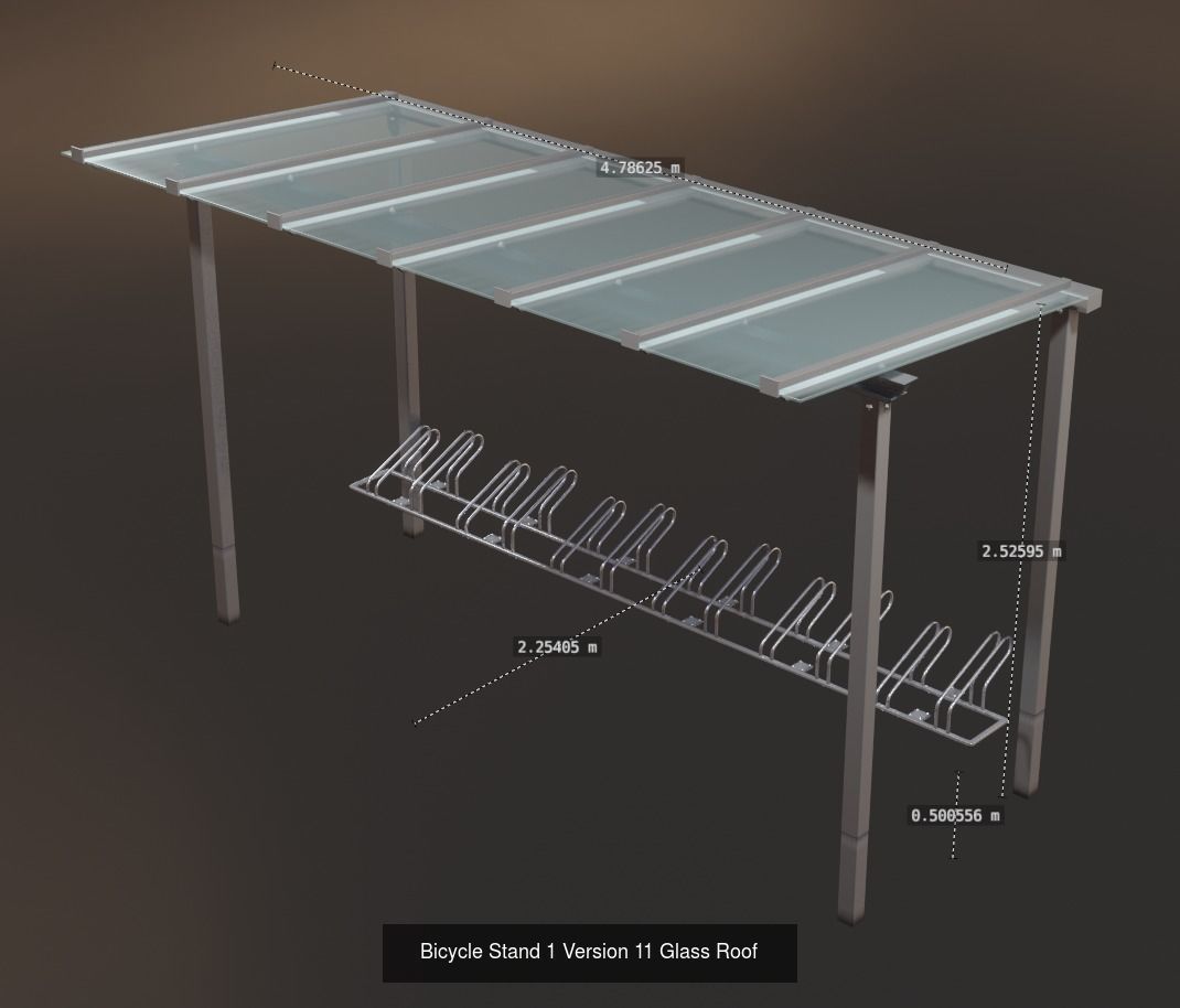 All Bicycle Stands 3D Model Collection_30
