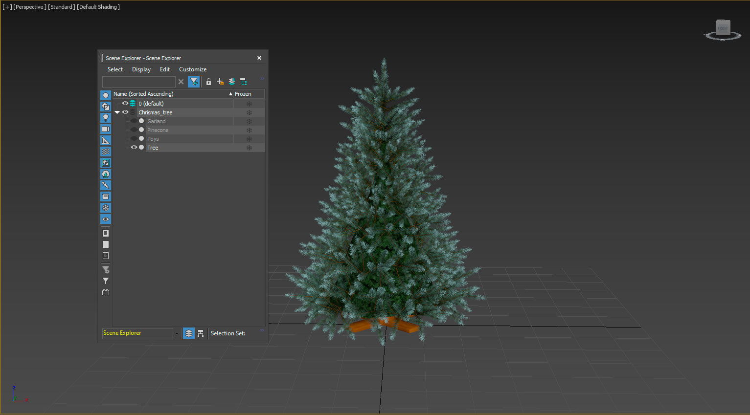 Christmas tree 3D model_7