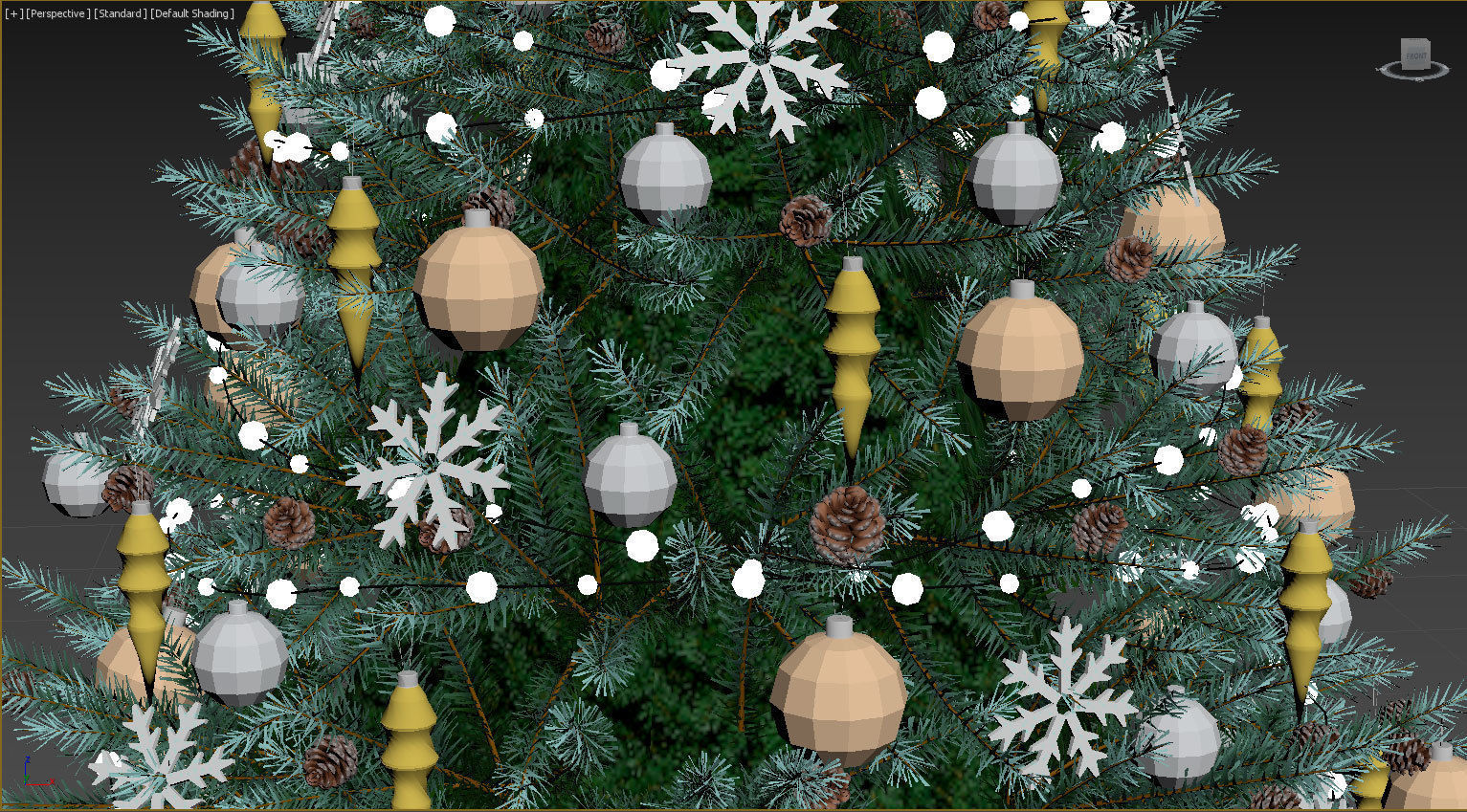 Christmas tree 3D model_4
