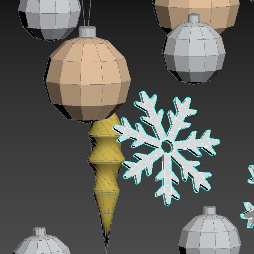Christmas tree 3D model_10