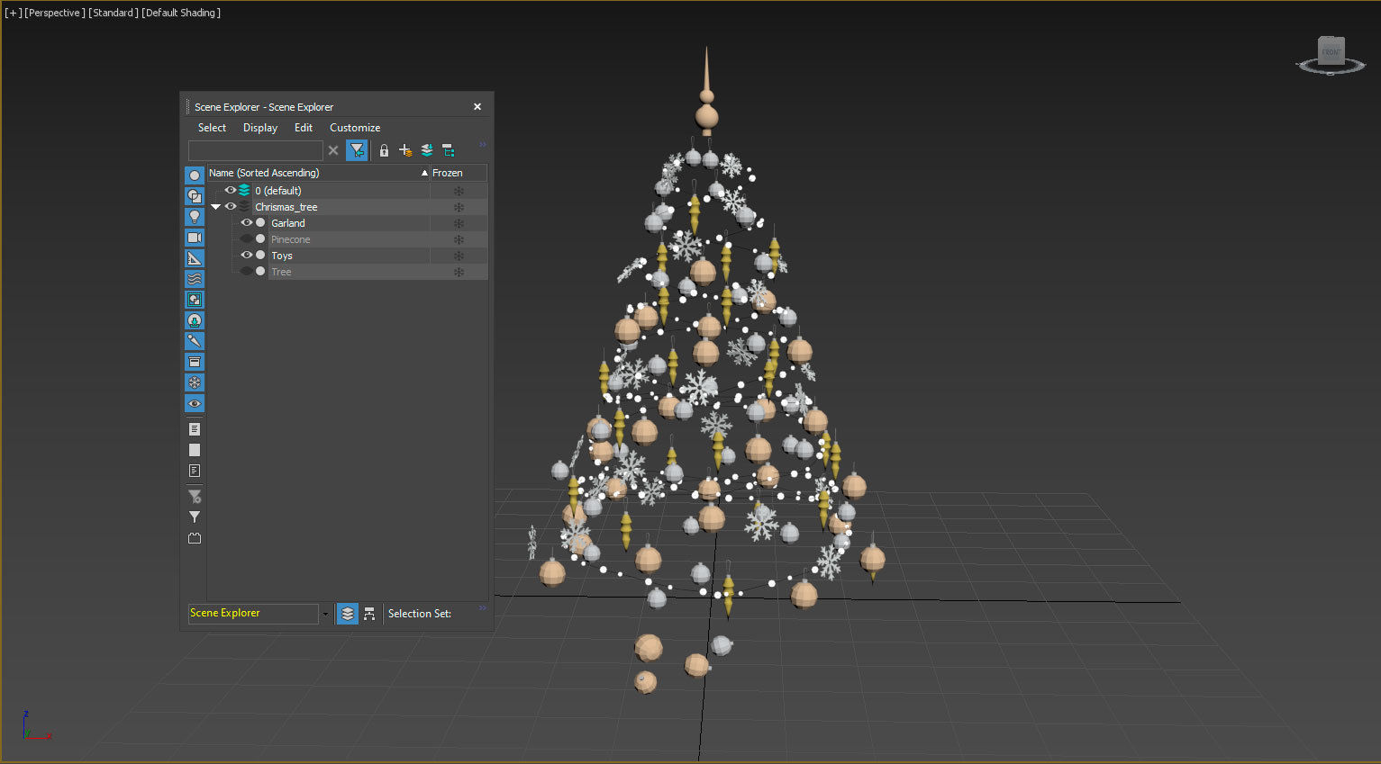 Christmas tree 3D model_8