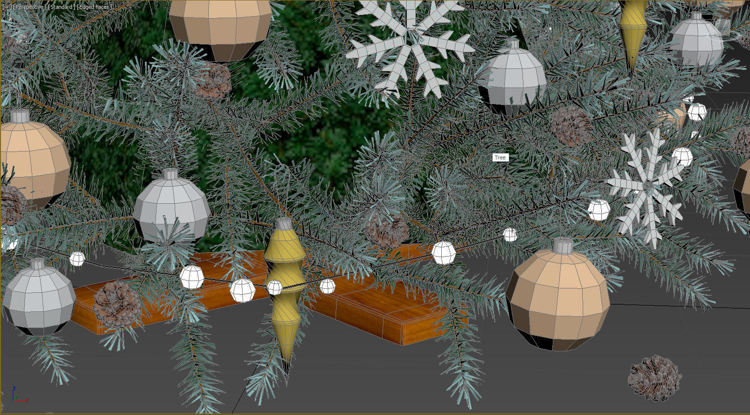 Christmas tree 3D model_5