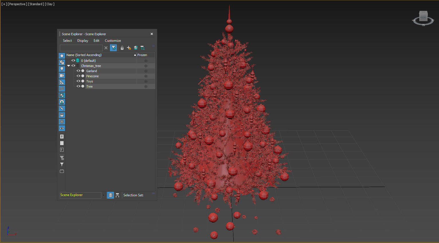 Christmas tree 3D model_13