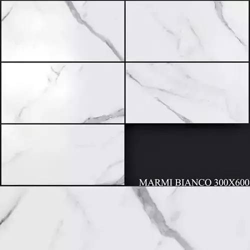Keros Marmi Bianco 300x600 3D model
