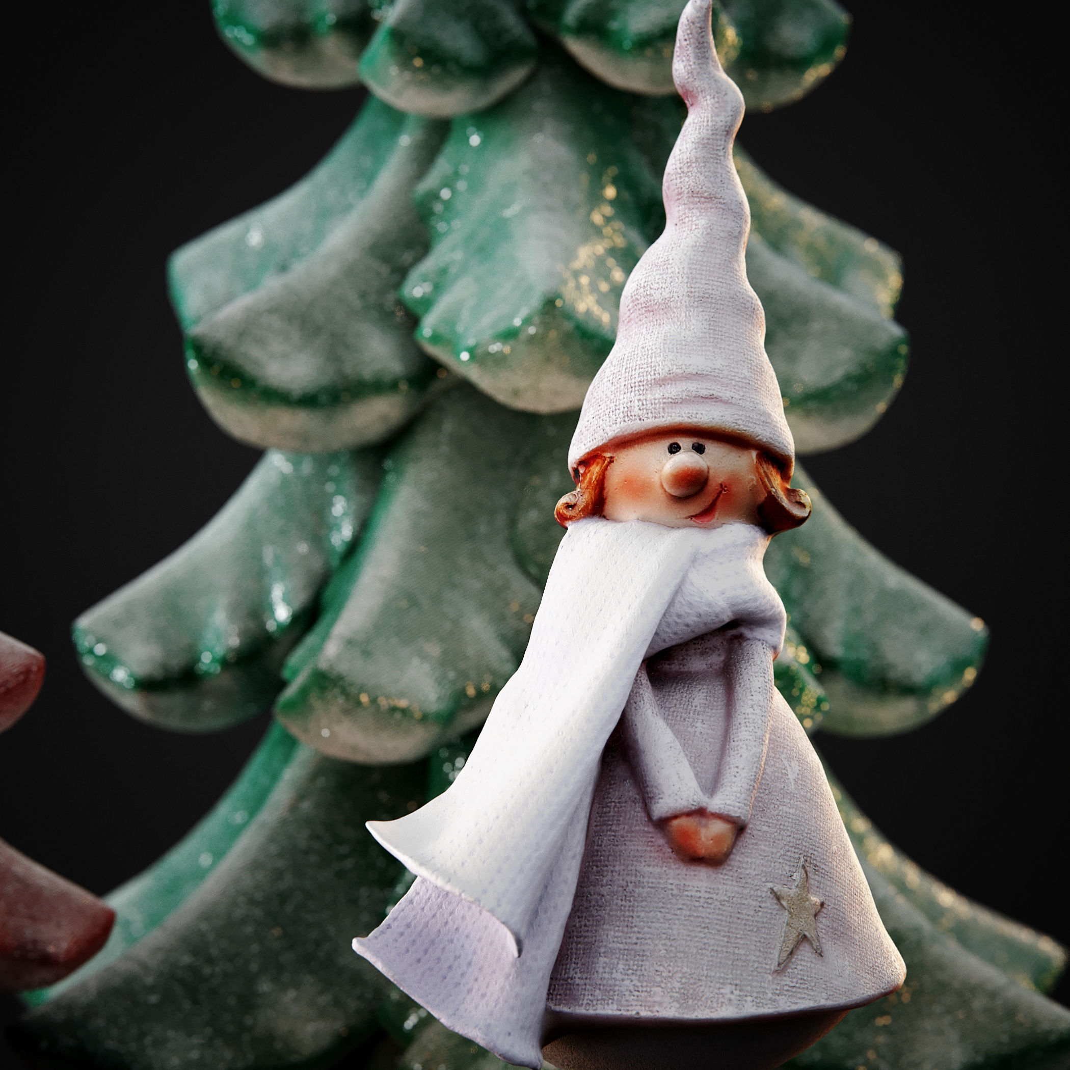 Cute christmas decor 3D model_6