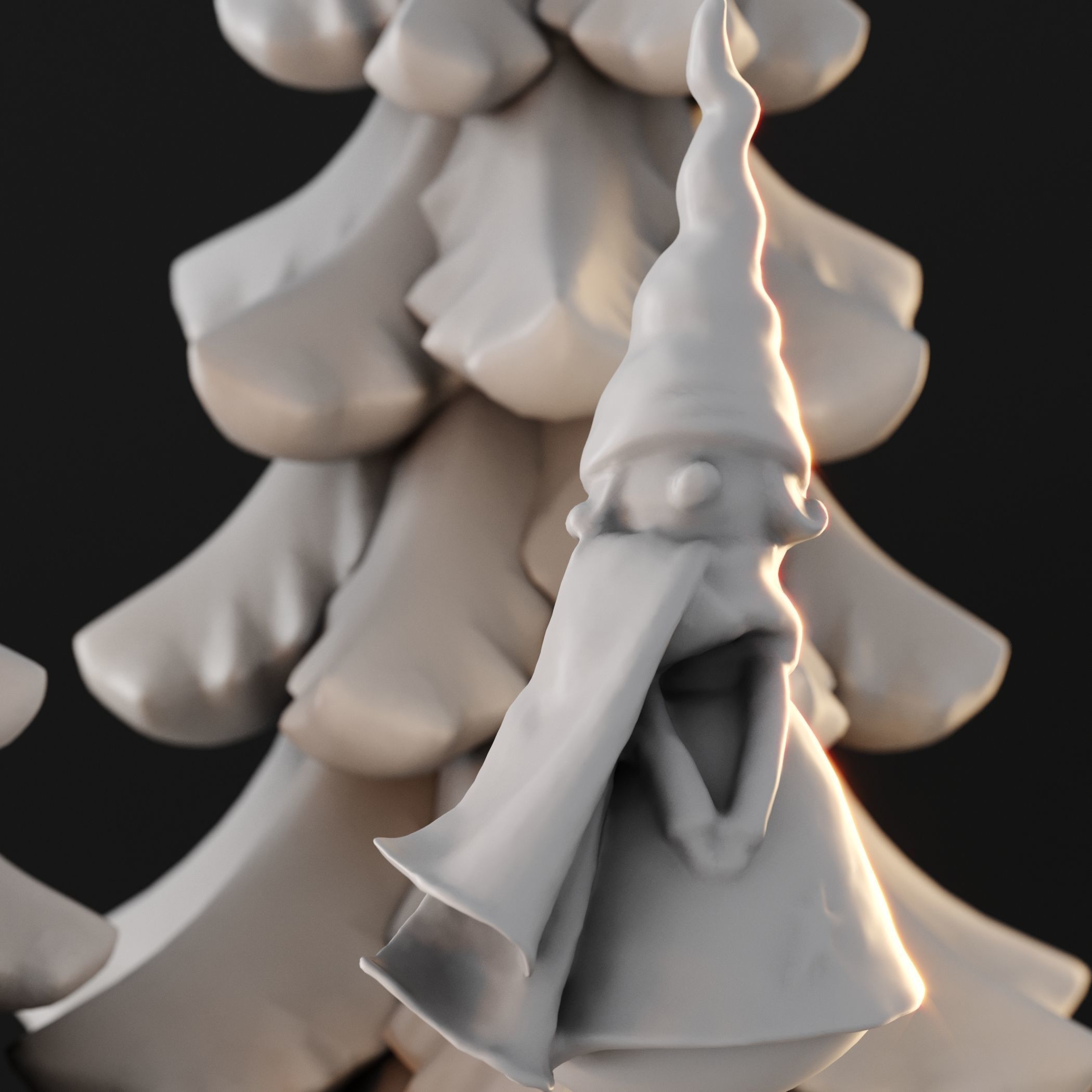 Cute christmas decor 3D model_7