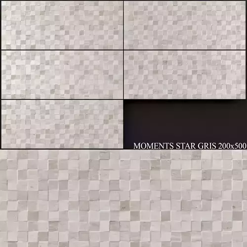 Keros Moments Star Gris 200x500 3D model