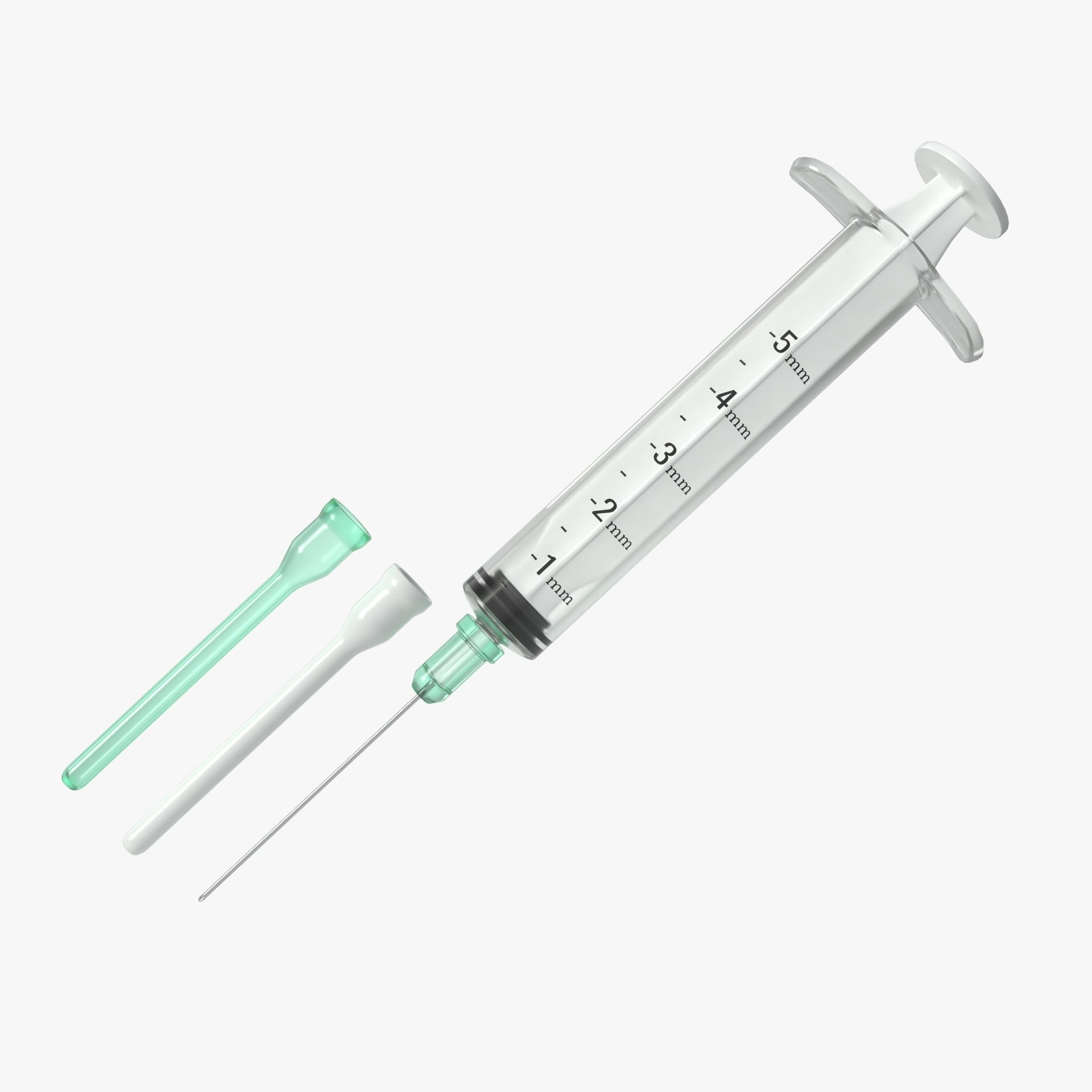 Vaccine Set with PBR Textures 3D model_5