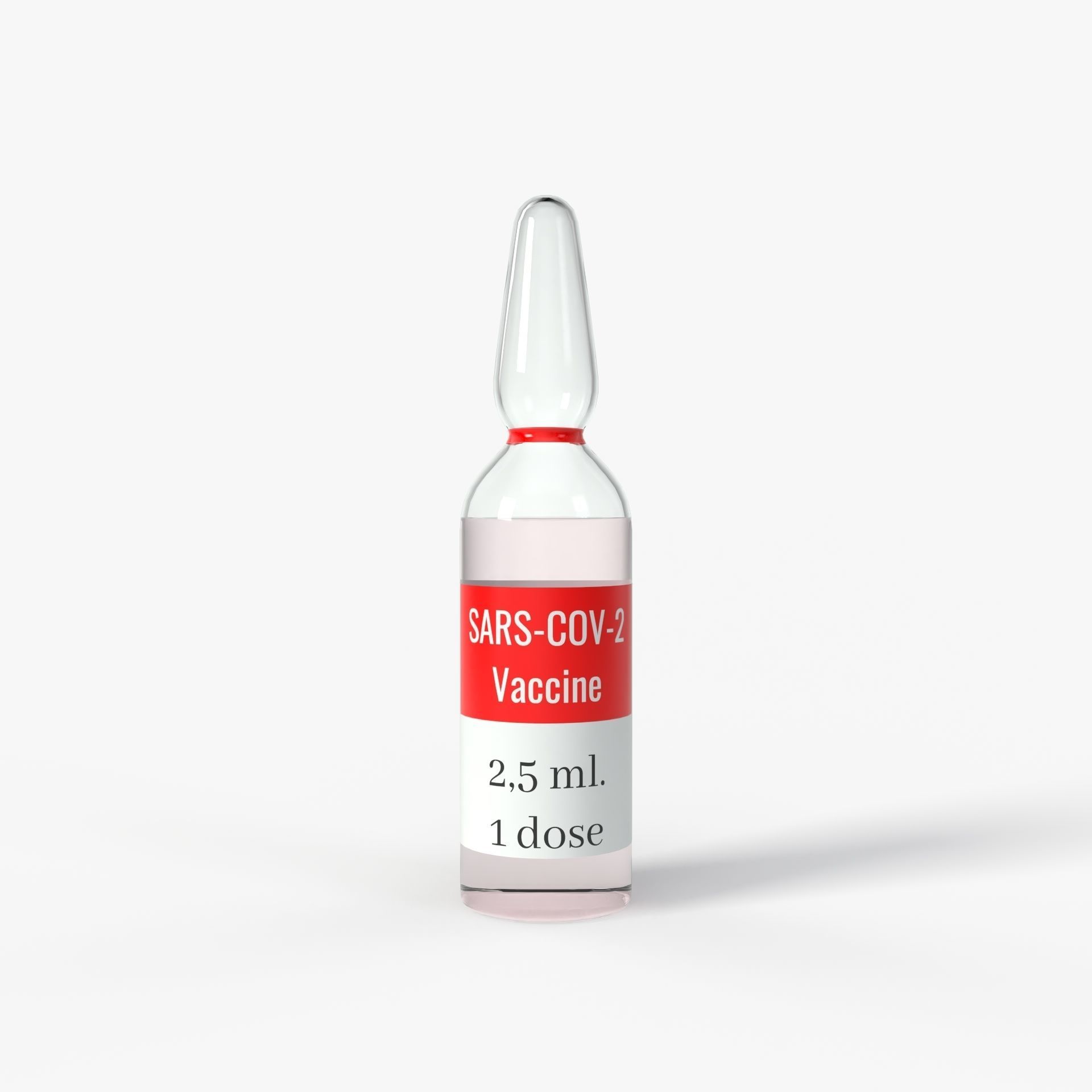 Vaccine Set with PBR Textures 3D model_1