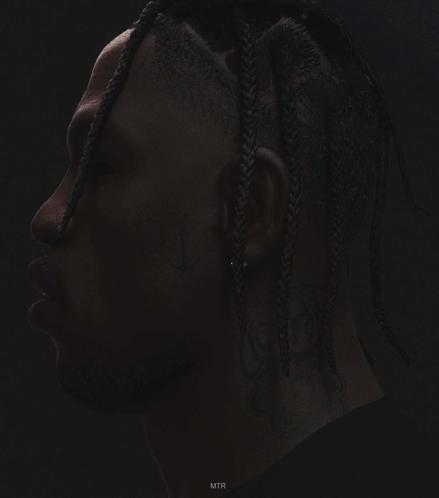 3D Character design Travis scott 3D model_2