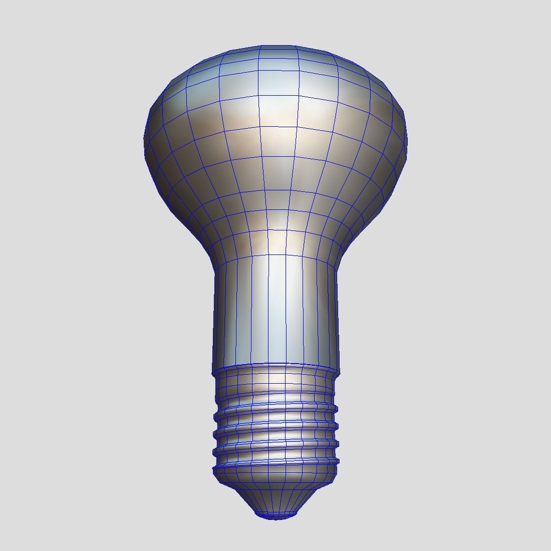 Light Bulb 4 Low-poly 3D model_12