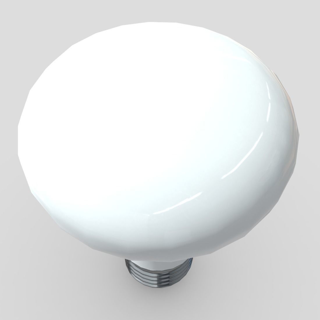 Light Bulb 4 Low-poly 3D model_7