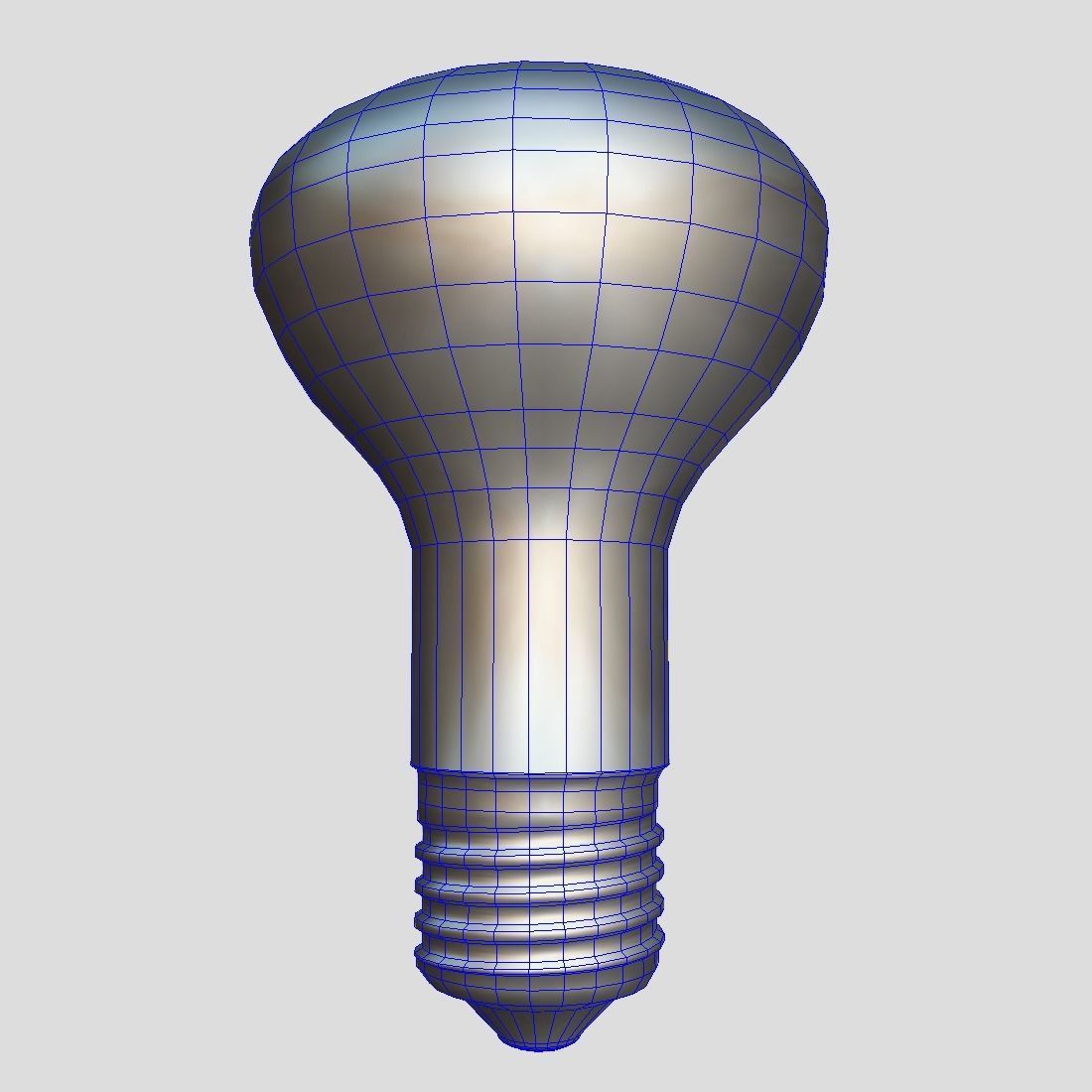 Light Bulb 4 Low-poly 3D model_4