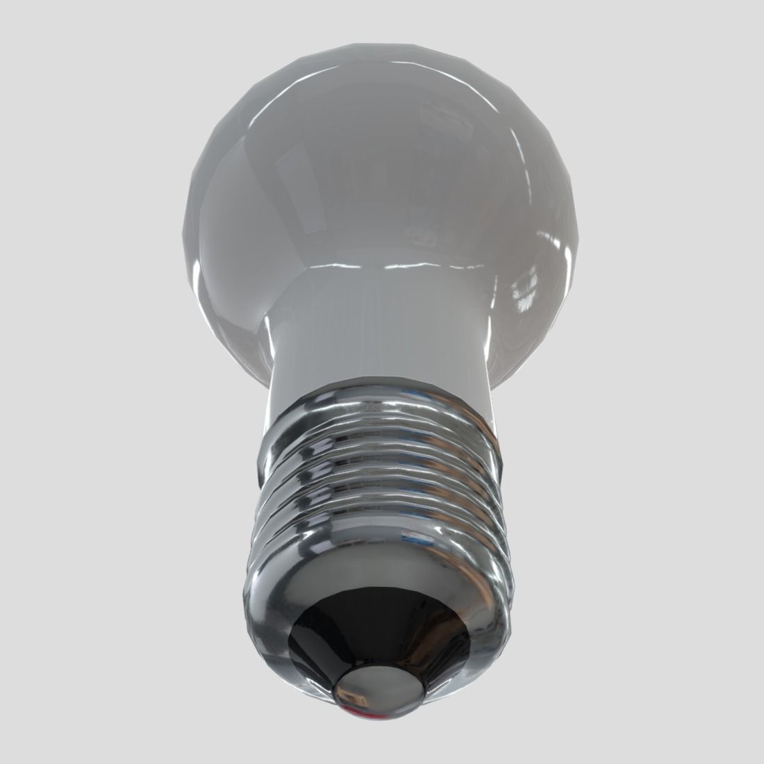 Light Bulb 4 Low-poly 3D model_9