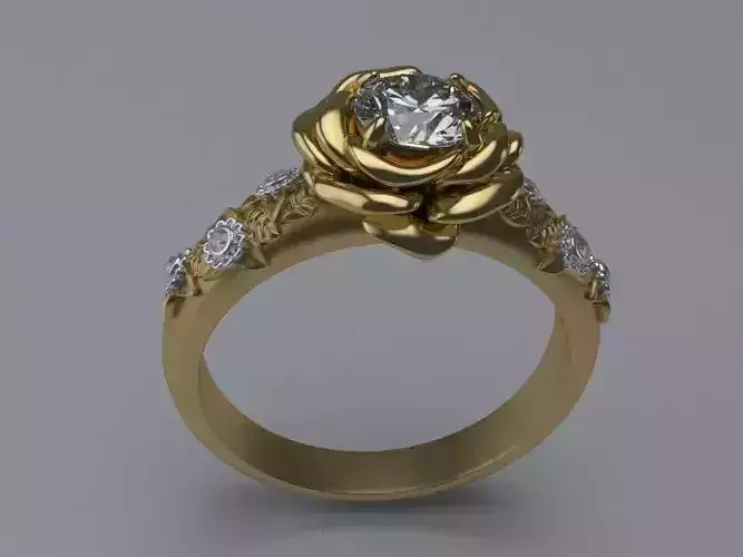 Rose ring print model