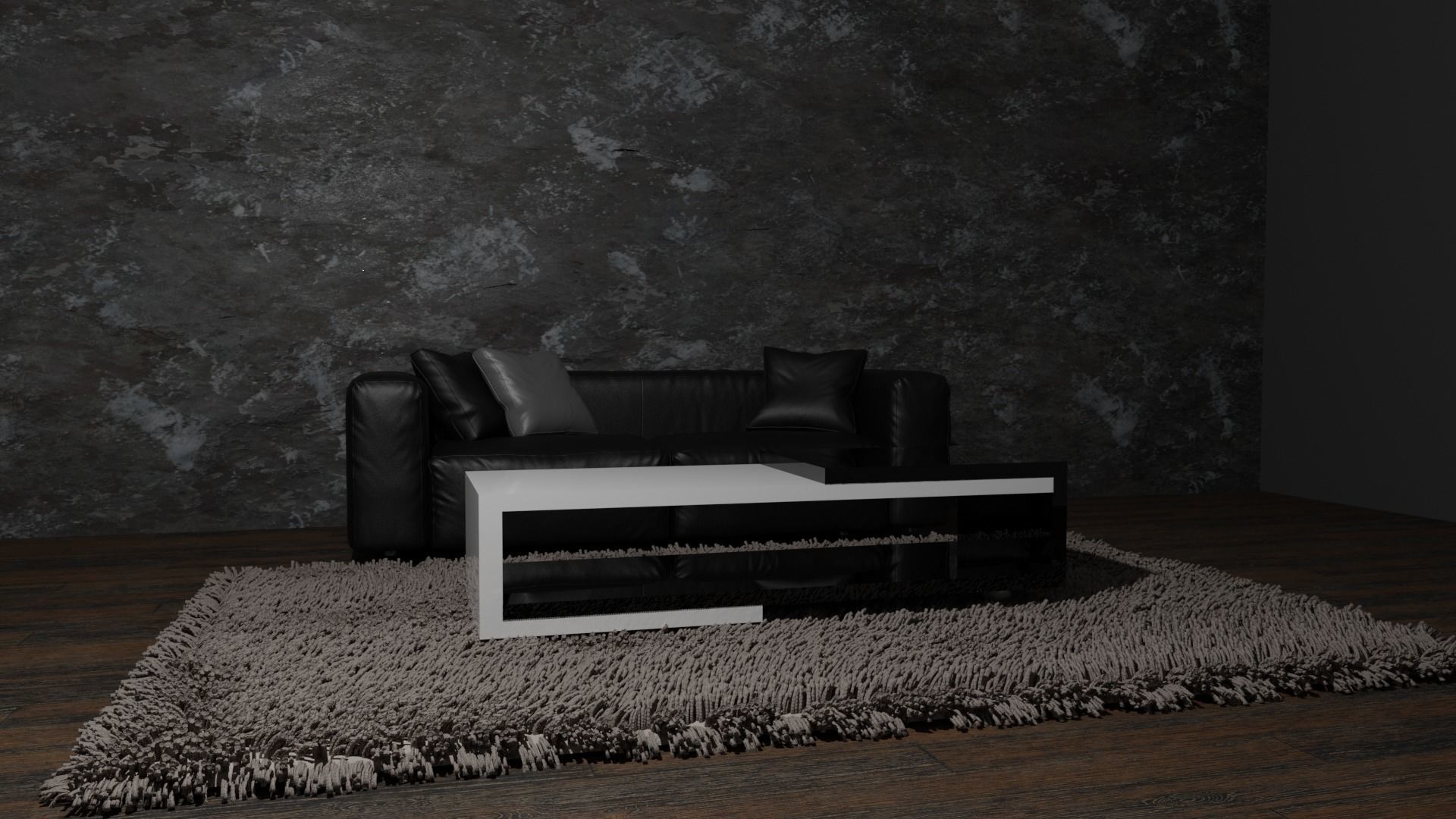 Table coffee Free 3D model_2