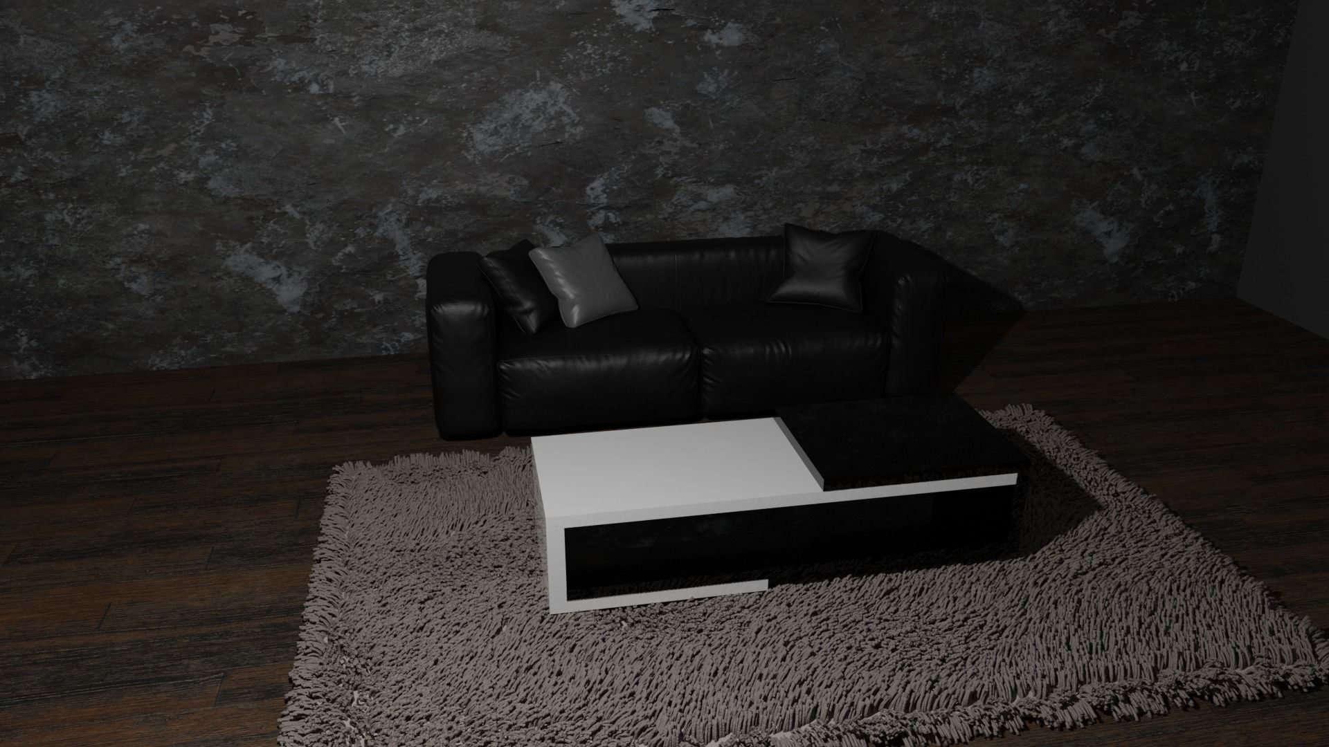 Table coffee Free 3D model_1