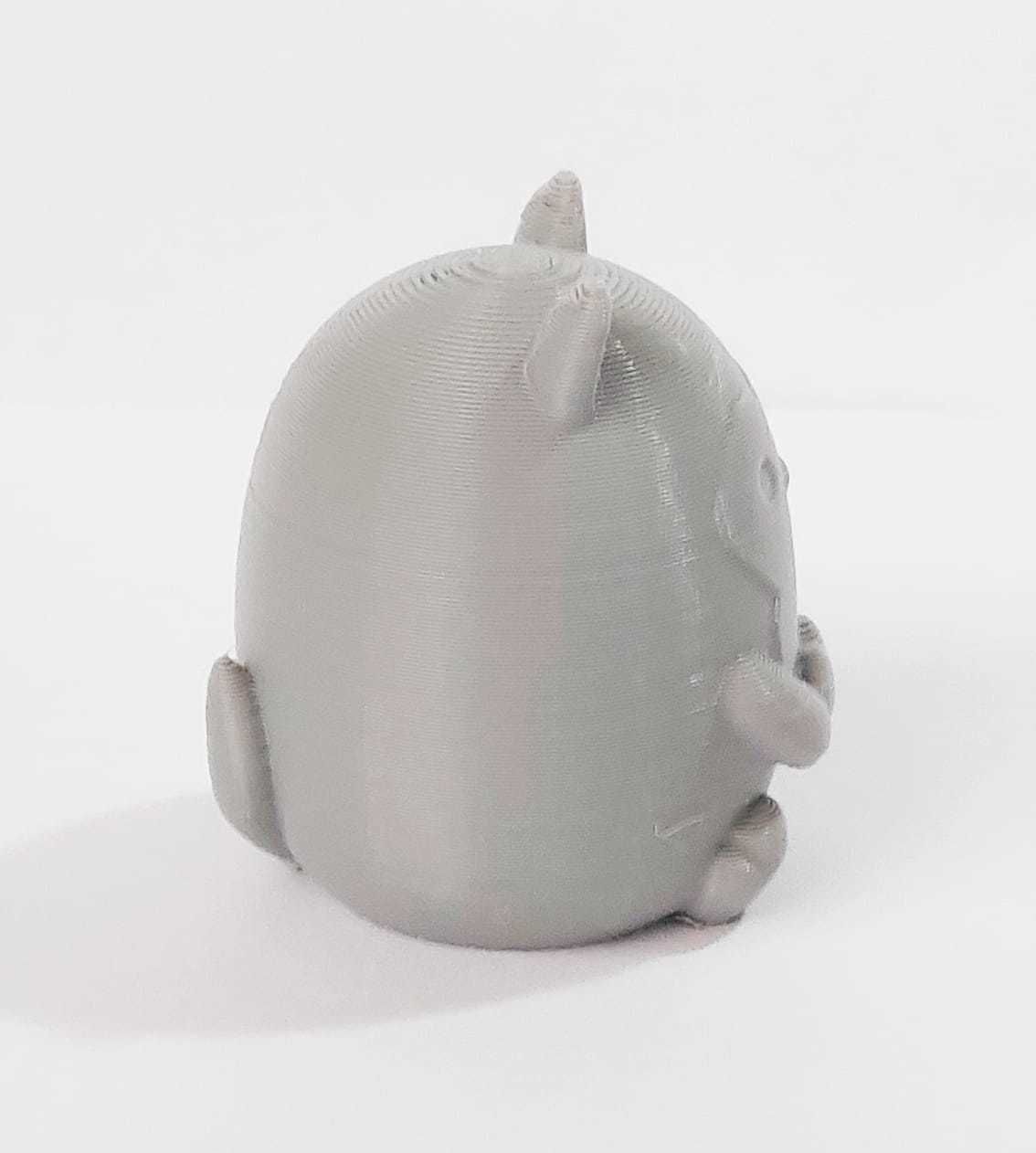 Raccoon with heart to decorate and play 3D print model_5