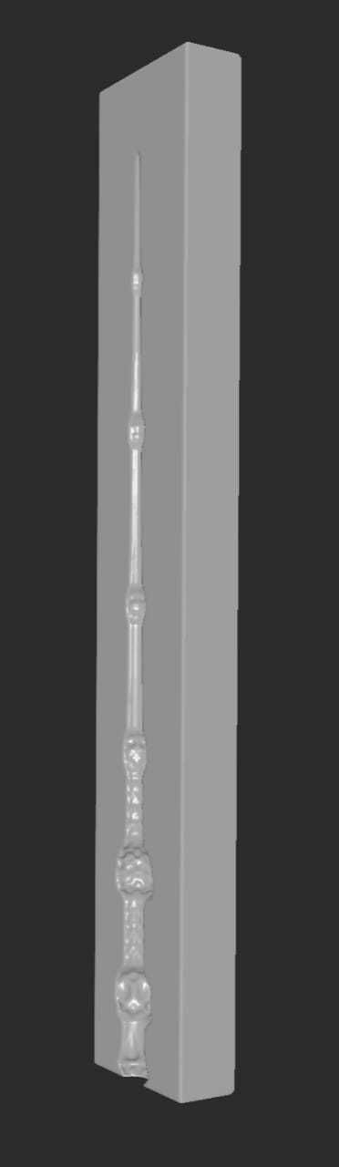 MakeIT Harry Potter Elder Wand Mold 3D 3D model_1