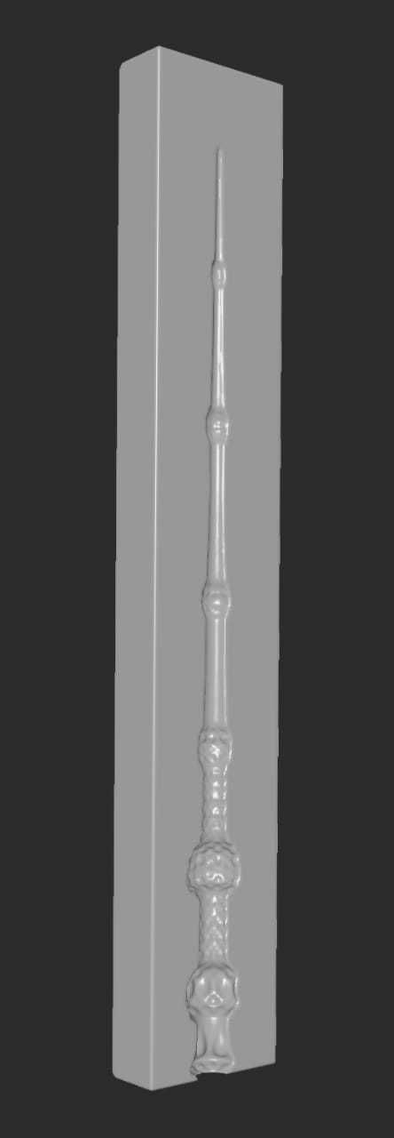 MakeIT Harry Potter Elder Wand Mold 3D 3D model_2