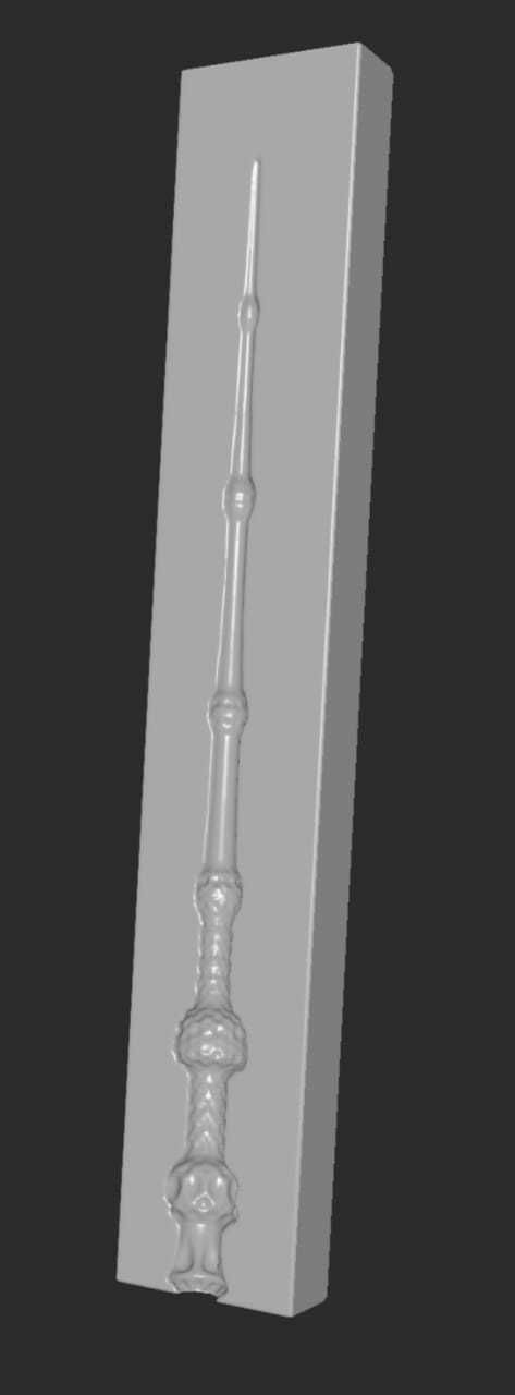 MakeIT Harry Potter Elder Wand Mold 3D 3D model_8