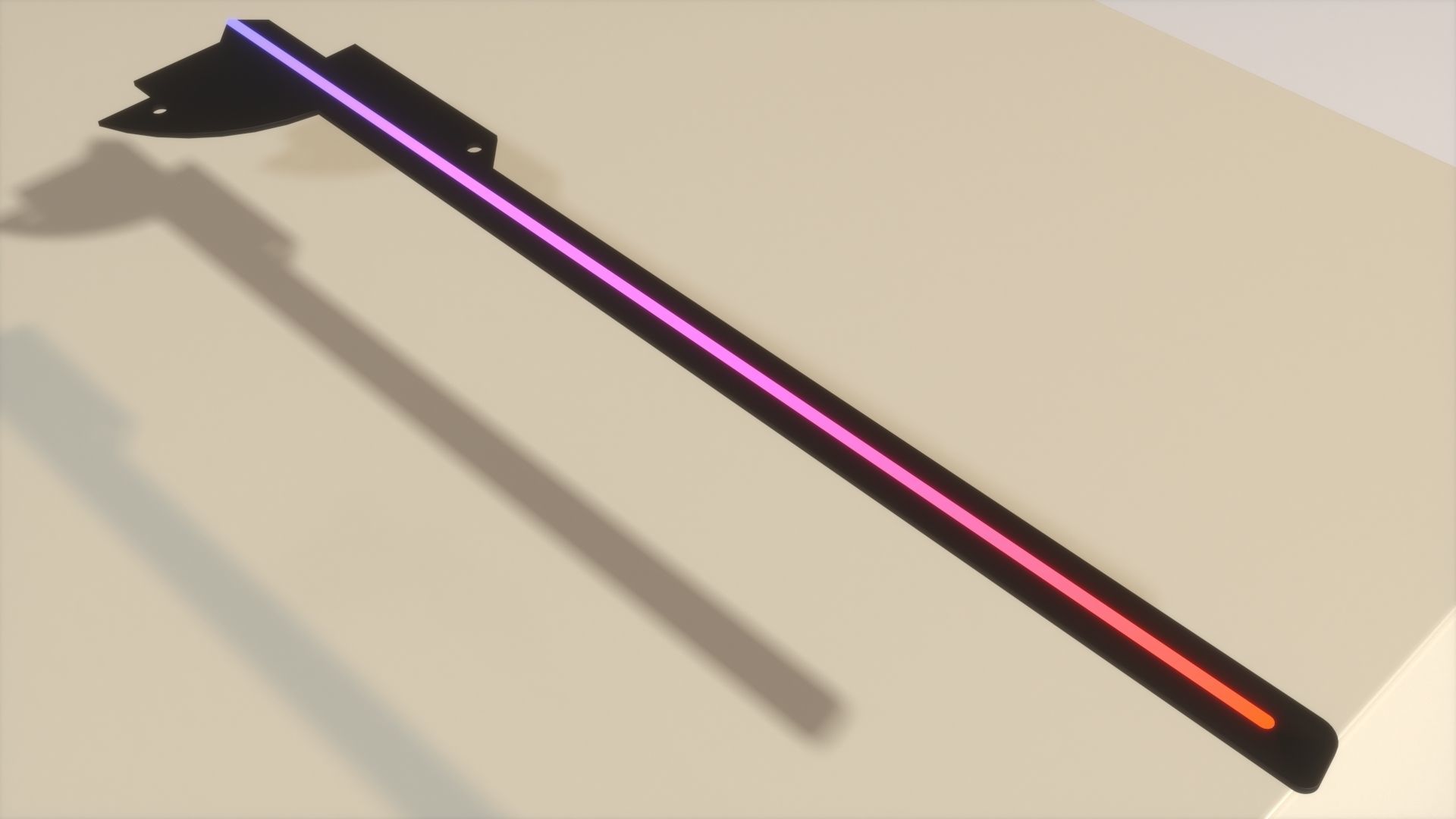 Wi-Fi 3D Hologram LED Fan Projector 3D model_5