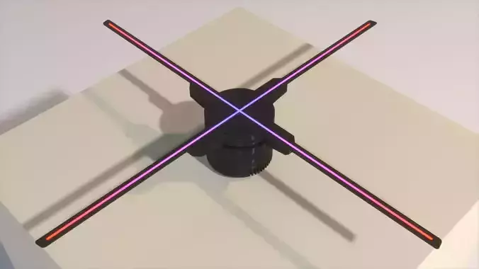 Wi-Fi 3D Hologram LED Fan Projector