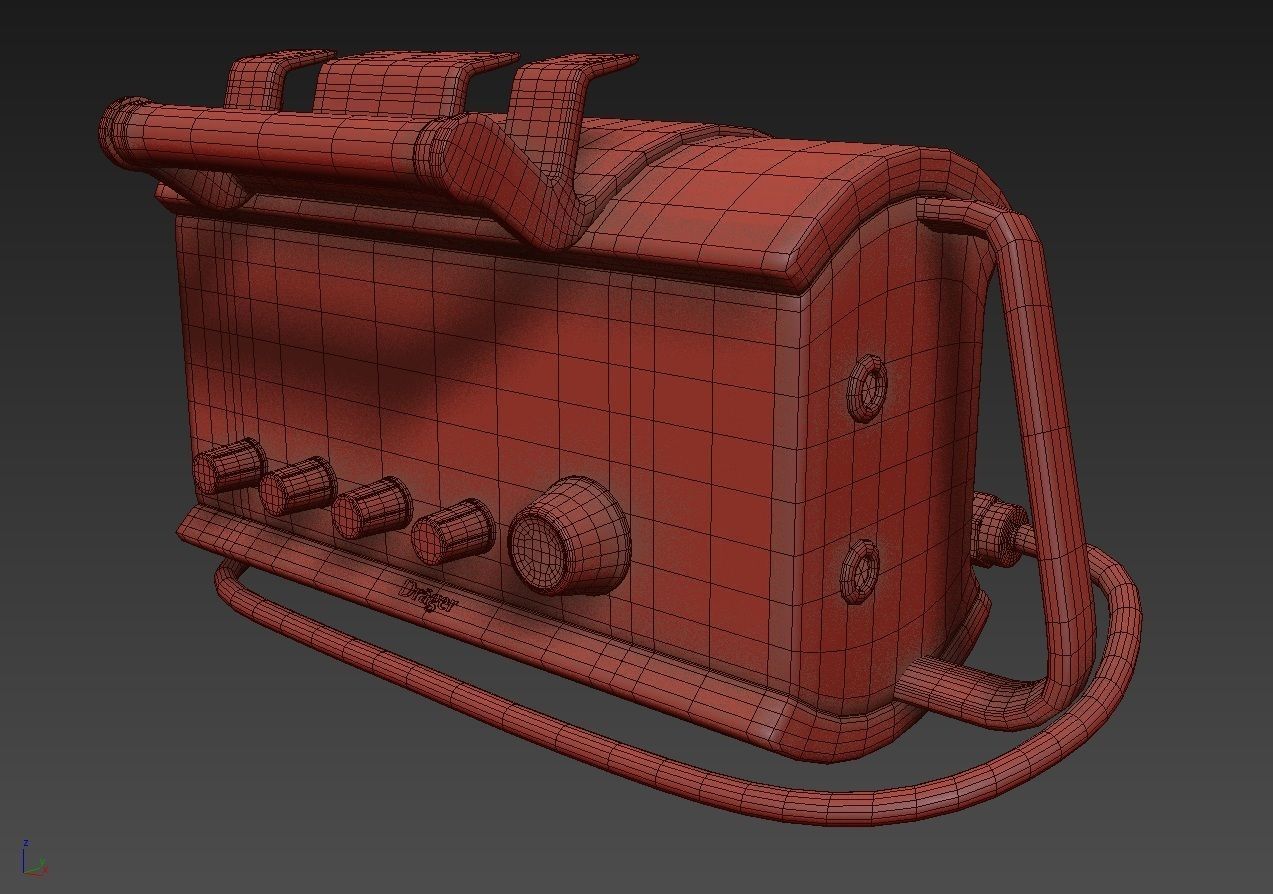Portable Lung Ventilator Oxylog 300 plus 3D model_8