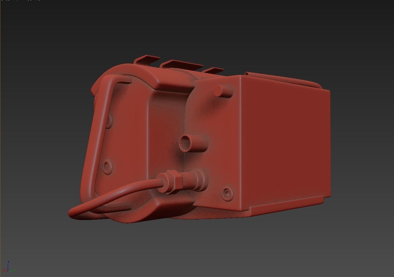 Portable Lung Ventilator Oxylog 300 plus 3D model_13