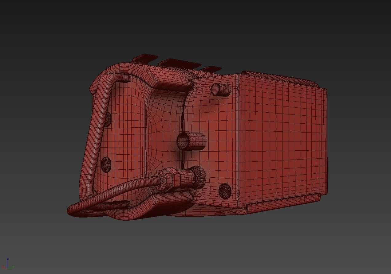 Portable Lung Ventilator Oxylog 300 plus 3D model_14