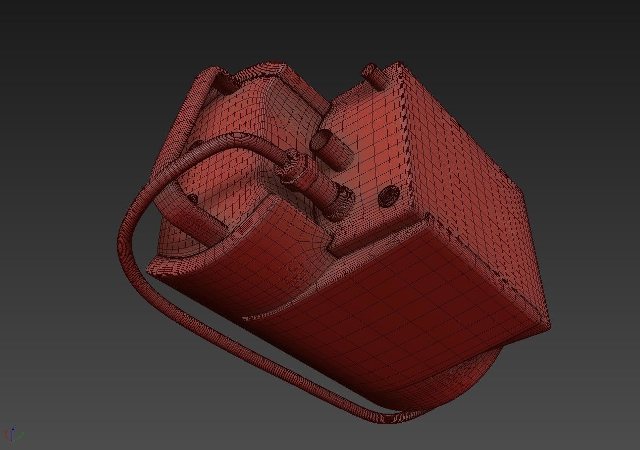 Portable Lung Ventilator Oxylog 300 plus 3D model_19