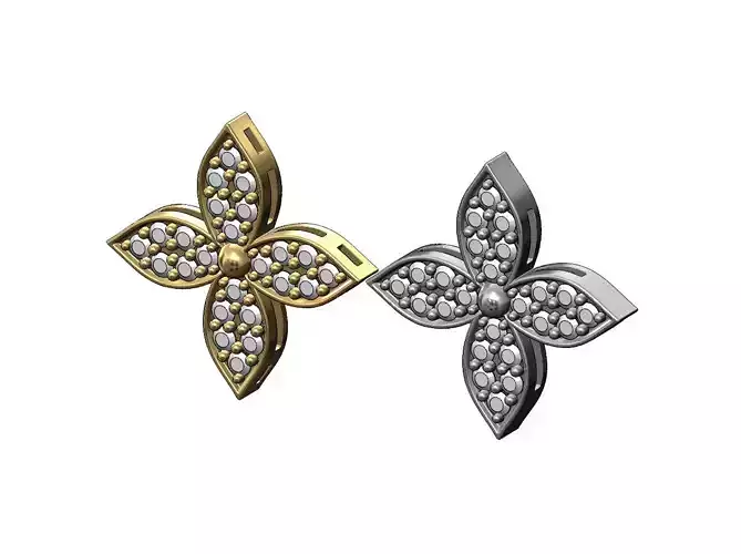 Diamond Star Blossom pendant and ornament