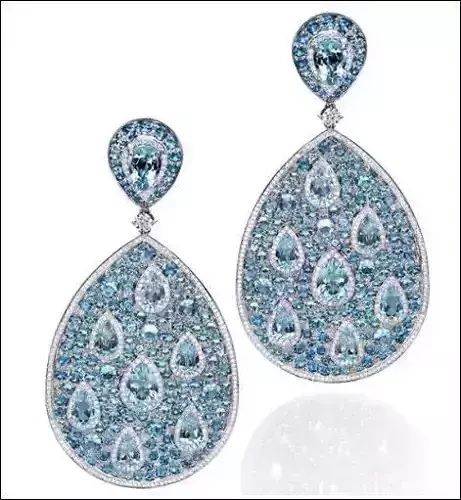 Large waterdrop earrings N - 74