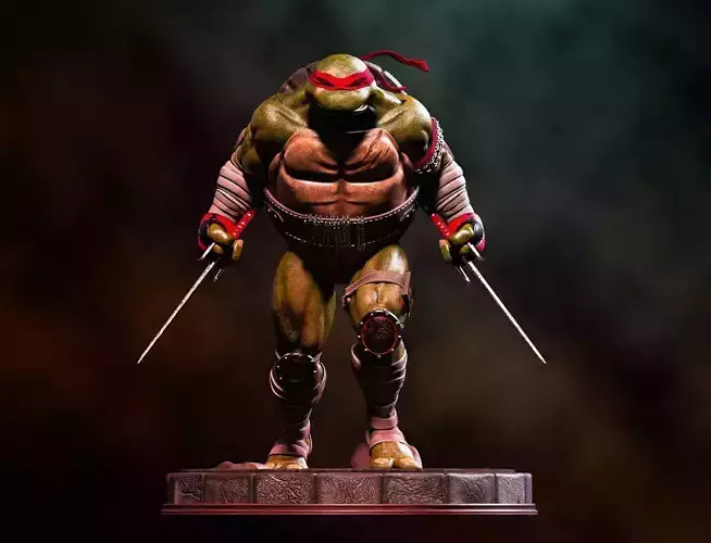 Fanart TMNT Raphael Statue  3D print model